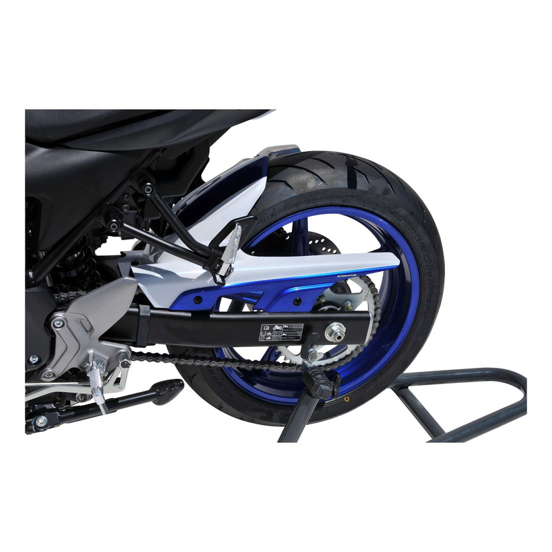 Garde boue arrière Ermax blanc/bleu Suzuki SV 650 16-26