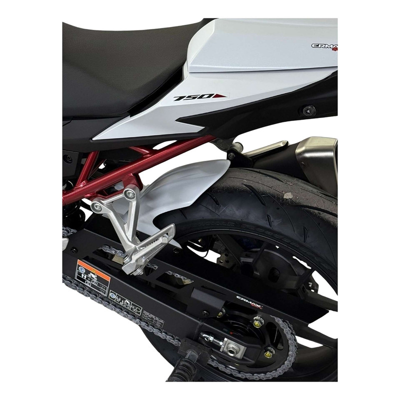Garde boue arrière Ermax blanc mat (mat pearl glare white [NHB54]) Honda CB 750 HORNET 25-26