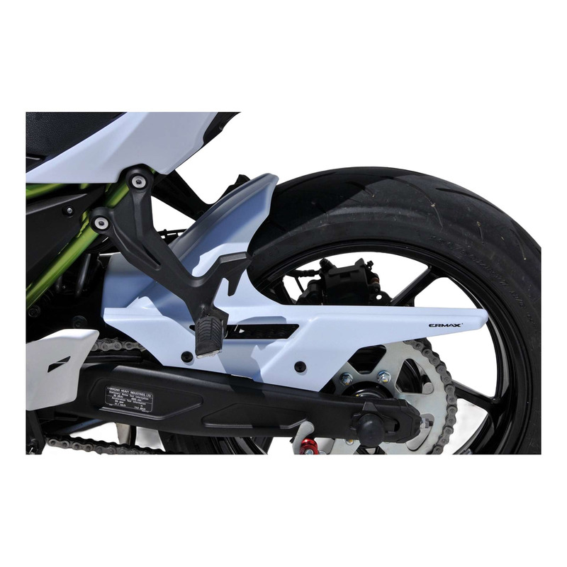 Garde boue arrière Ermax blanc mat (new pearl flat white [40X]) Kawasaki Z 650 17-19