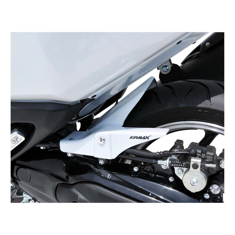 Garde boue arrière Ermax blanc nacré (bluish white cocktail[BWC1]) Yamaha TMAX 500 08-11