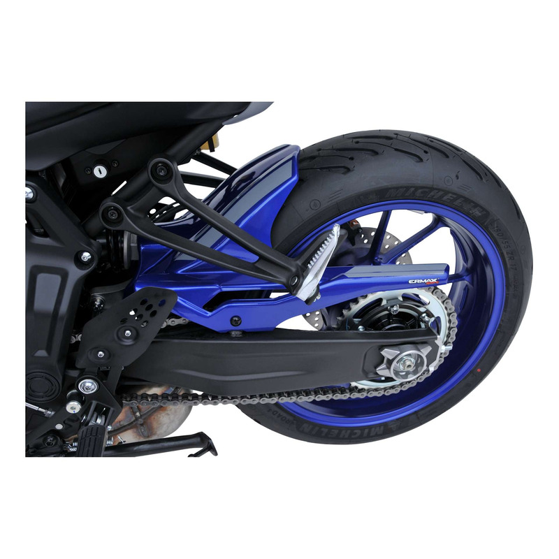 Garde boue arrière Ermax bleu métal (icon blue) Yamaha MT-07 21-24