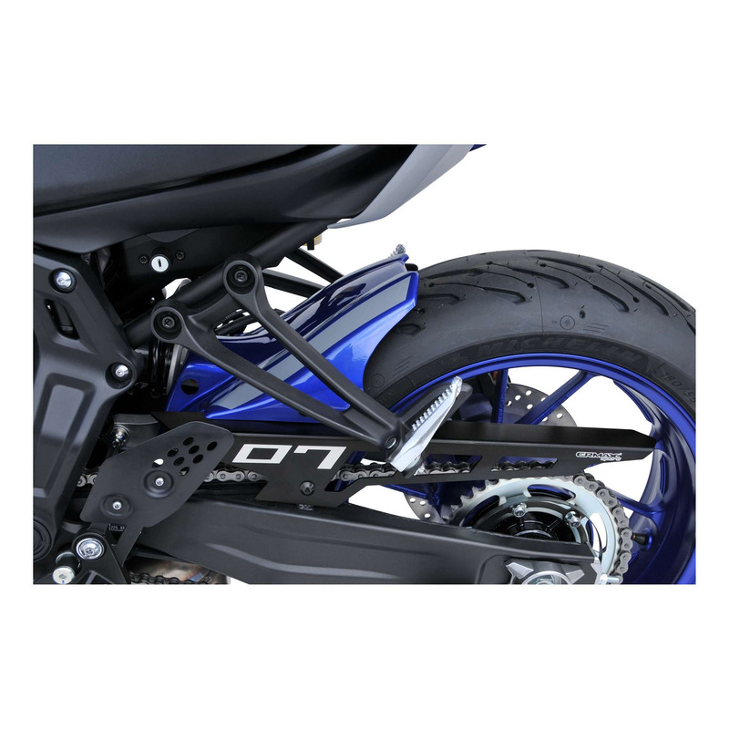 Garde boue arrière Ermax bleu métal Yamaha MT-07 18-20
