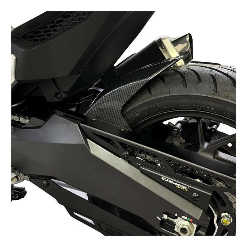 Garde boue arrière Ermax brut noir Honda Forza 750 25-26