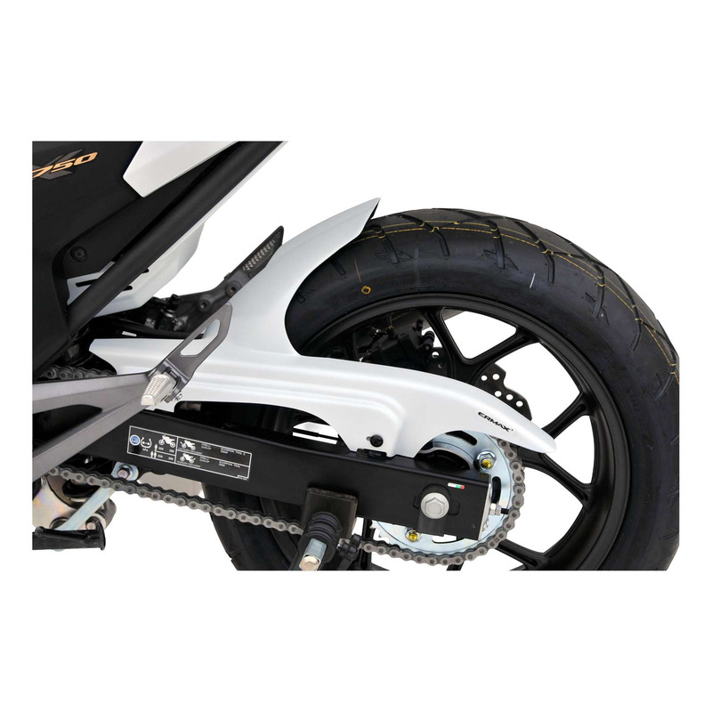 Garde boue arrière Ermax brut noir Honda NC 750 X 14-15