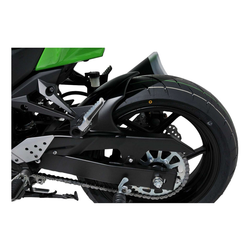 Garde boue arrière Ermax brut noir Kawasaki Z 750 07-12
