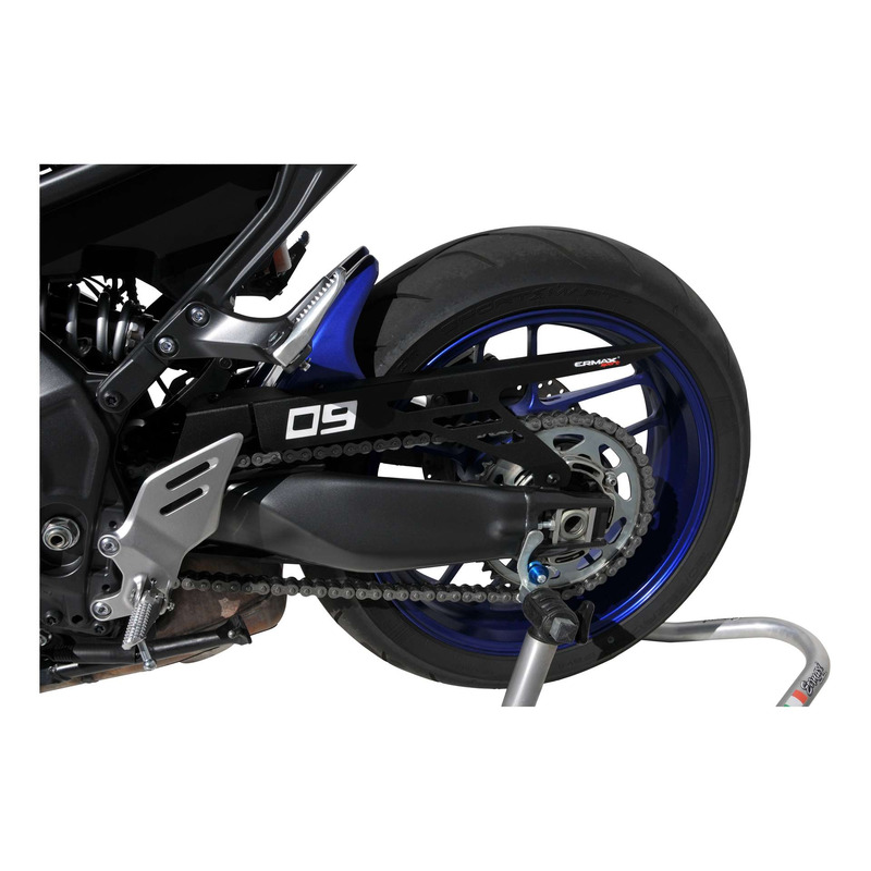 Garde boue arrière Ermax brut noir Yamaha MT-09 21-23