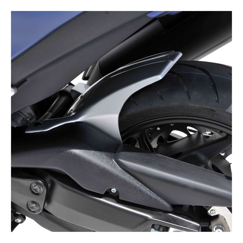 Garde boue arrière Ermax brut noir Yamaha TMAX 560 22-26