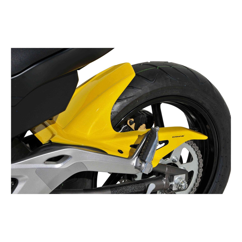 Garde boue arrière Ermax jaune (jaune pearl shinning) Kawasaki ER 6 N/F 12-16