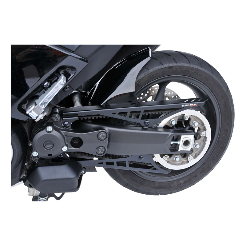 Garde boue arrière Ermax noir (liquid darkness / iron max) Yamaha TMAX DX/SX 17-19