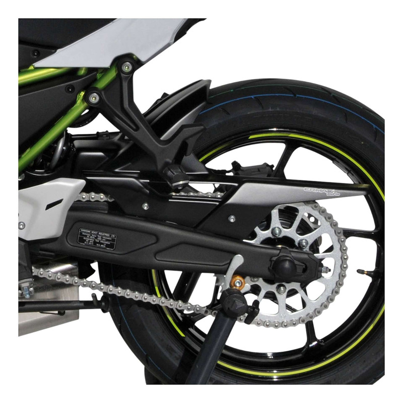 Garde boue arrière Ermax noir satin (série black line) Kawasaki NINJA 650 20-25