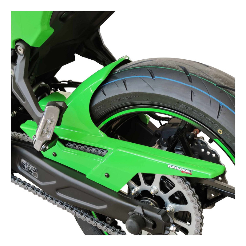 Garde boue arrière Ermax vert fluo (lime green [617]) Kawasaki NINJA 650 20-25