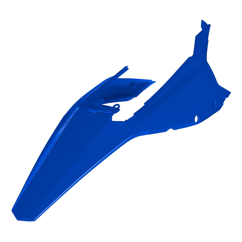 Garde-boue arriÃ¨re et plaques latÃ©rales Polisport type origine bleu