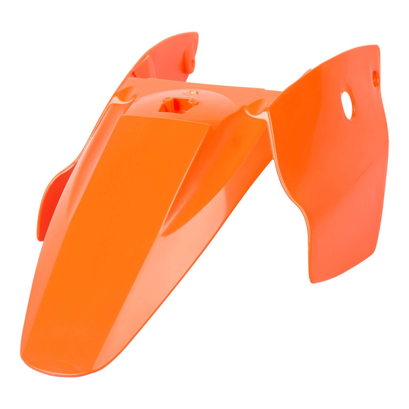 Garde-boue arrière et plaques latérales Polisport type origine orange KTM SX 65 02-08