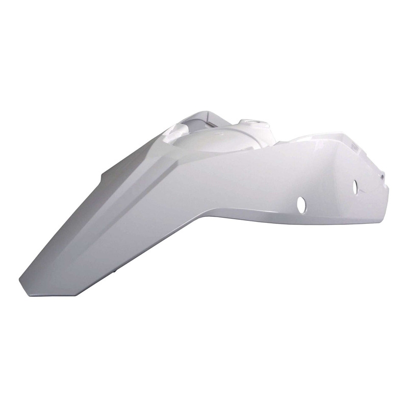 Garde-Boue Arrière + Plaques Latérales POLISPORT Type Origine Blanc