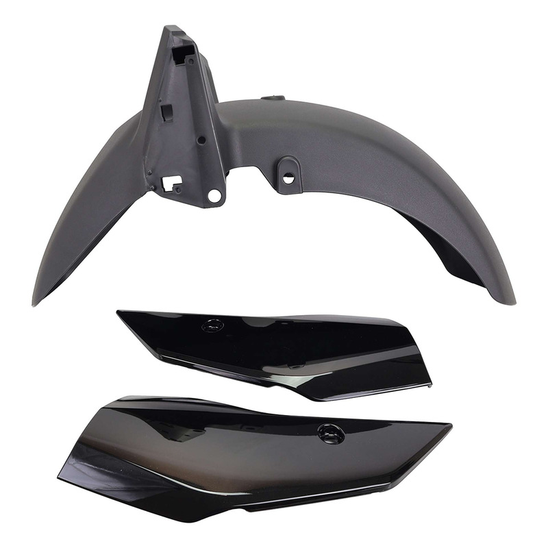 Garde-boue avant noir Yamaha X-MAX 125 2023-24 - Remplace les OEM : BKA-F1511 / BKA-F1513 / BKA-F151