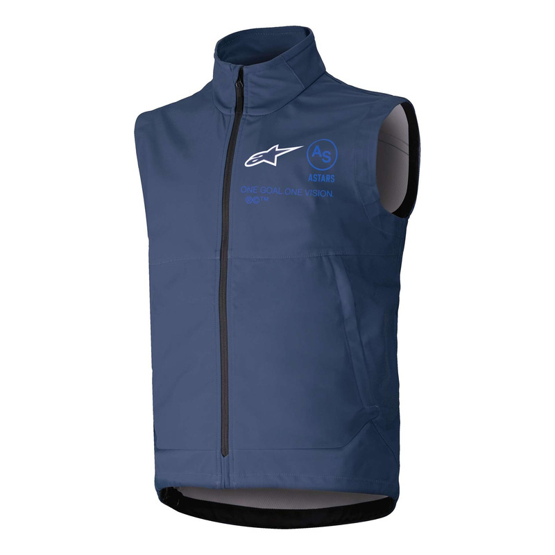 Gilet cross Alpinestars Techstar Softshell navy