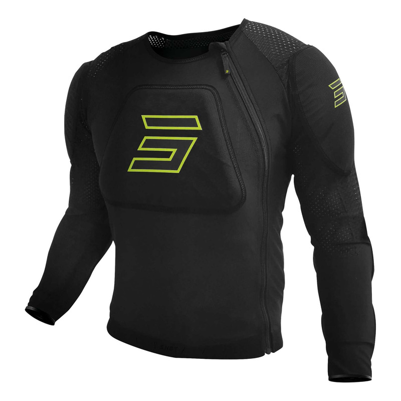 Gilet de protection Shot Prime black/neon yellow