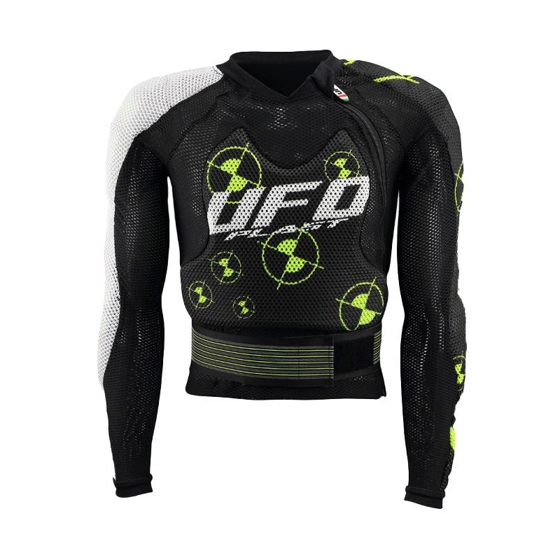 Gilet de protection Ufo Enigma noir/vert- S/M
