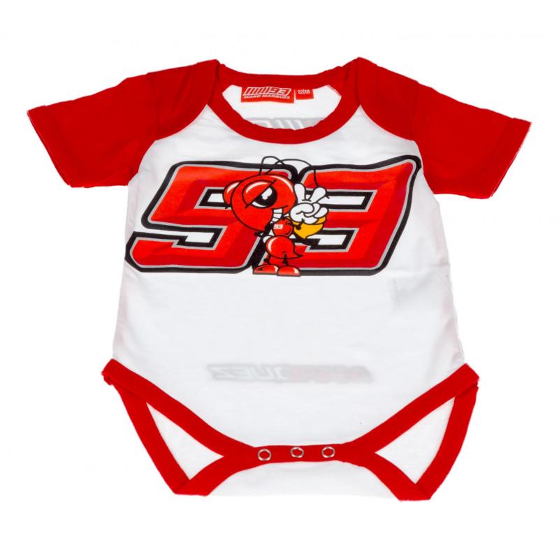 Grenouillère Marc Marquez rouge- 9/12 mois