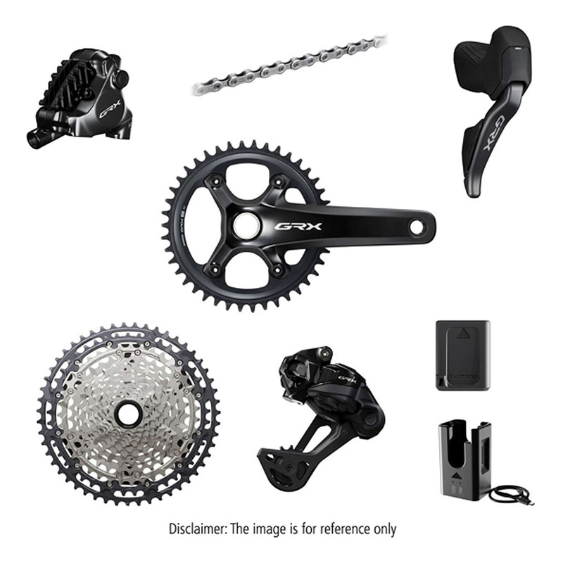 Groupe Complet Vélo Gravel Shimano GRX 825 Di2 12 Vitesses Pédalier 42 Cassette 10-51