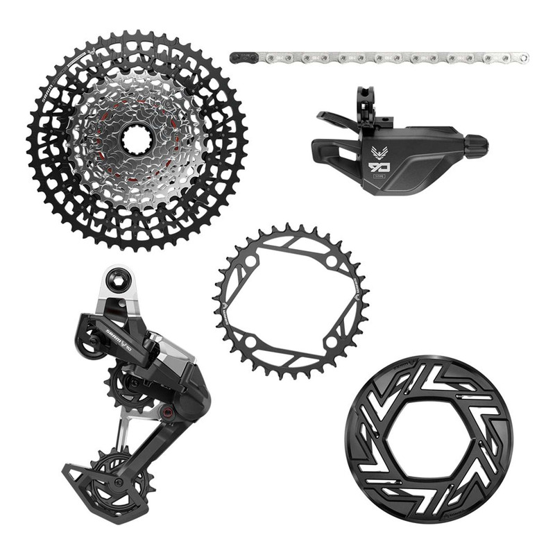 Groupe transmission VAE Sram 90 Eagle T-Type 12v 34 dents