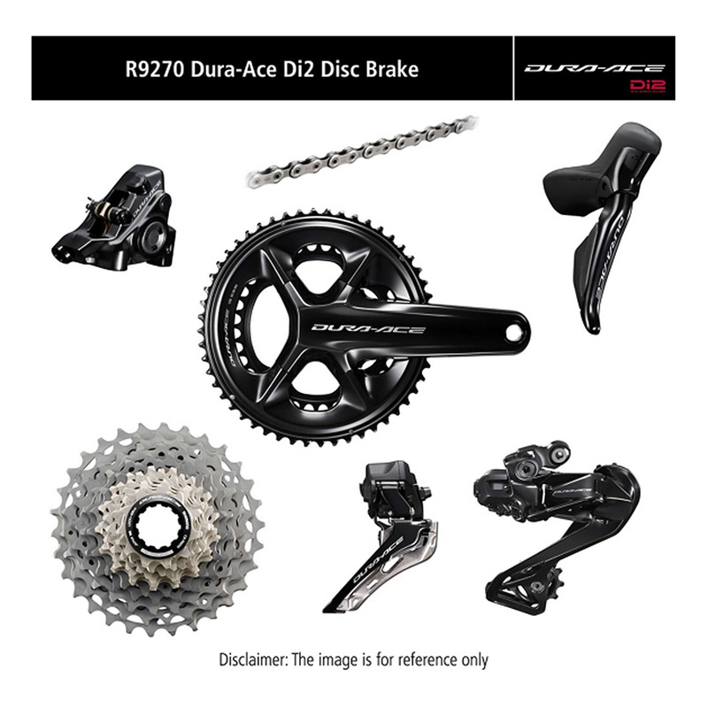 Groupe transmission Vélo Route Shimano Dura-Ace R9270 Pédalier 52X36/ 170 mm Cassette 11-30
