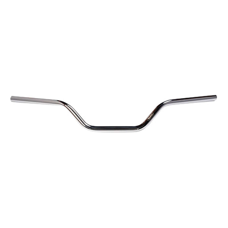 Guidon acier Topline Ø22mm chrome haut