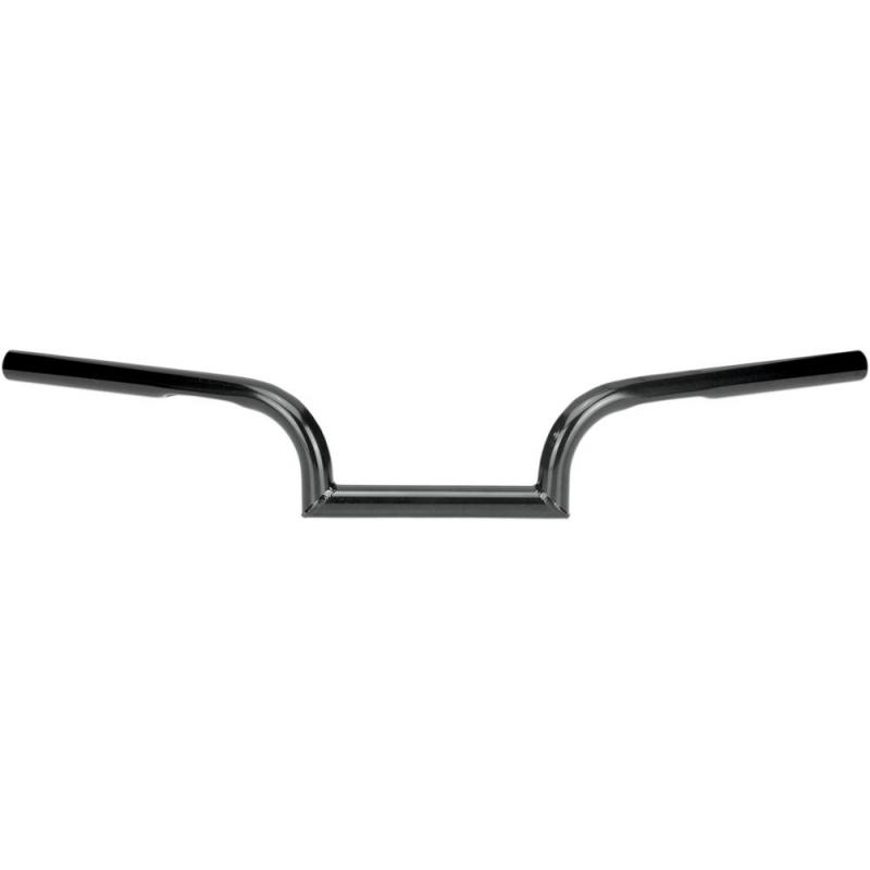 Guidon Biltwell Mustache diamètre 25mm noir