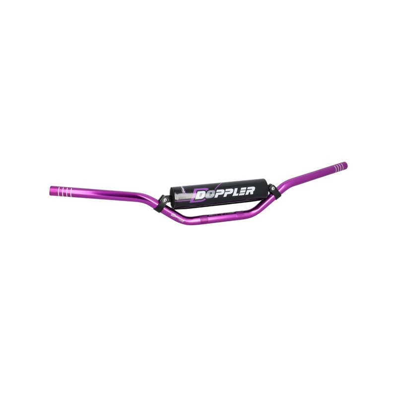 Guidon cross Doppler 22.2 alu violet avec mousse