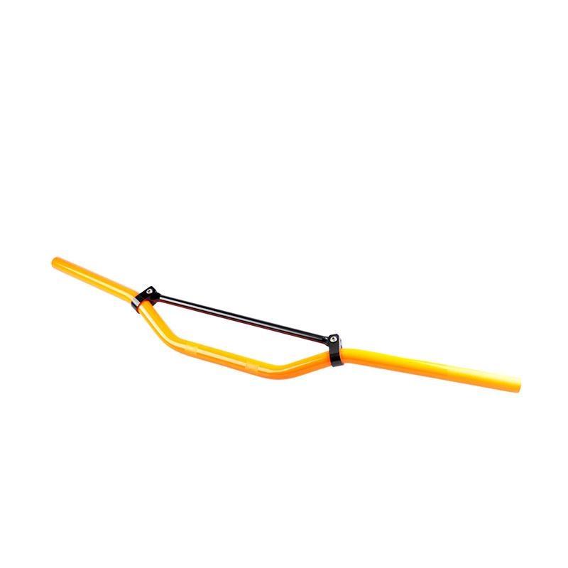 Guidon cross Tun'R alu orange fluo avec barre noir