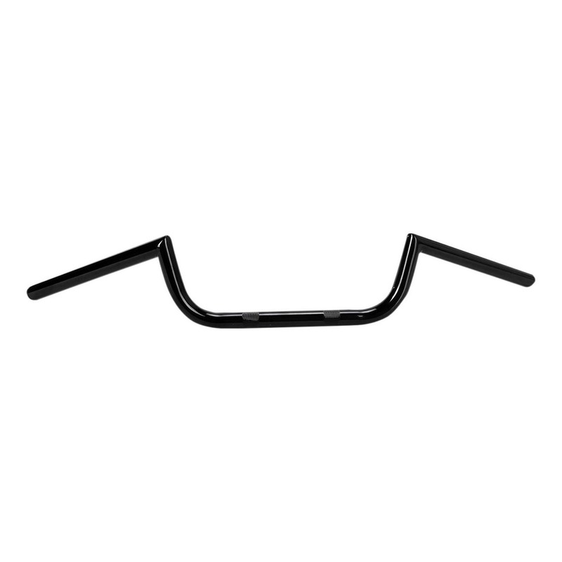 Guidon custom EMGO Clubman noir brillant ø22mm