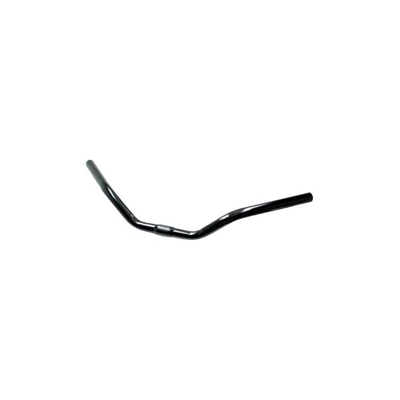 Guidon de vélo relevé RMS acier ø25.4mm x 620 mm noir