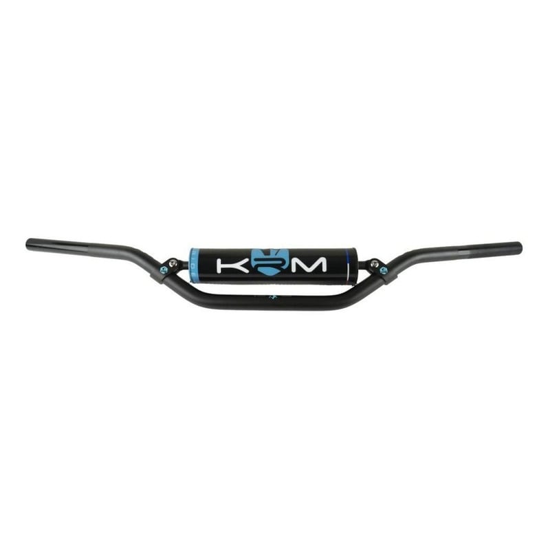 Guidon KRM Pro Ride noir/turquoise avec mousse