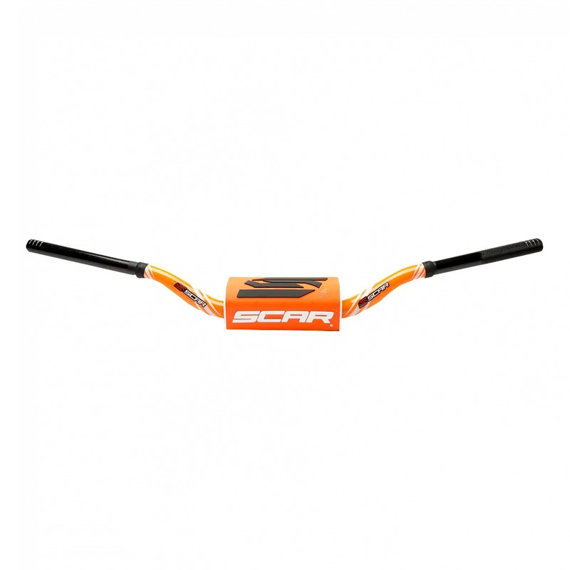 Guidon SCAR MX O2 Graphic Color Mini 65/85 Bas Ã 28,6mm Orange/Orange