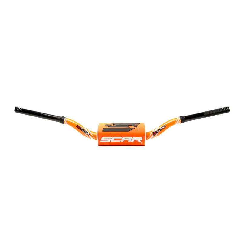 Guidon SCAR MX O2 Graphic Color Mini 65/85 Haut Ã 28,6mm Orange/Orange