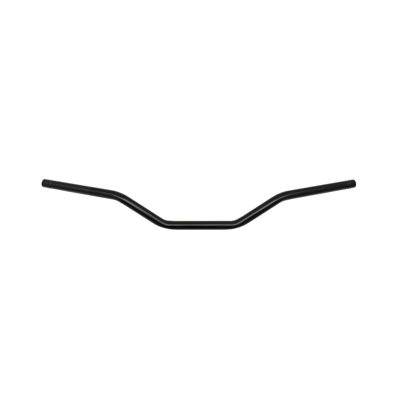 Guidon Tommaselli PLI haut noir acier Ø 22mm