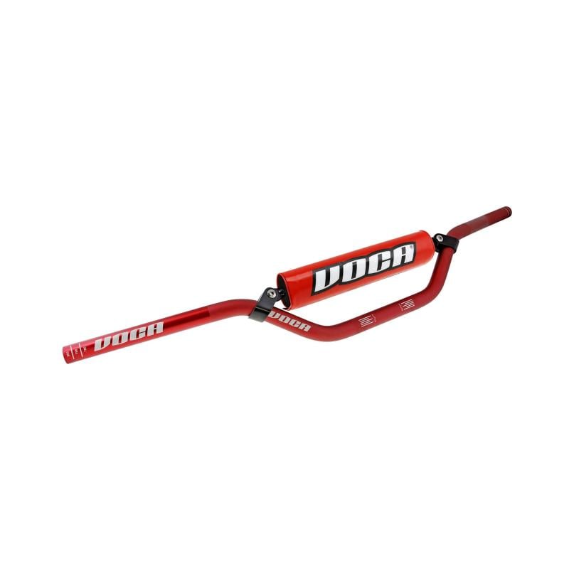 Guidon Voca Racing cross 22.2mm rouge mousse rouge