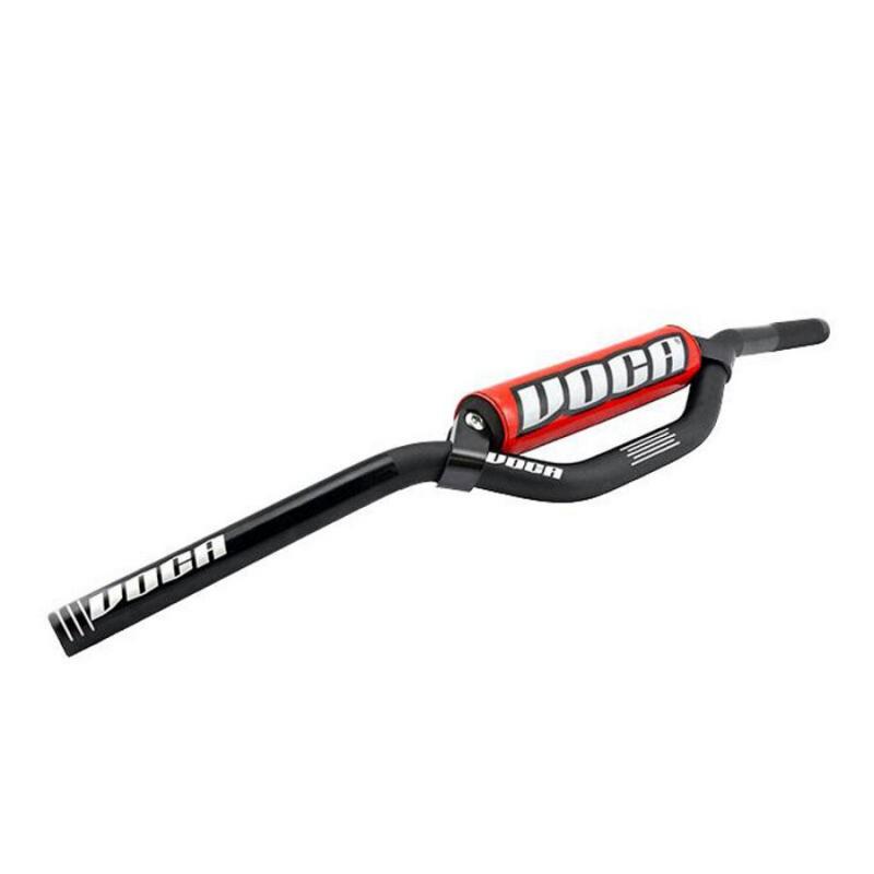 Guidon Voca Racing Scooter noir mousse rouge