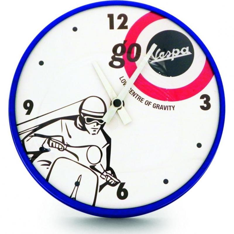 Horloge murale Vespa D.50 blanc