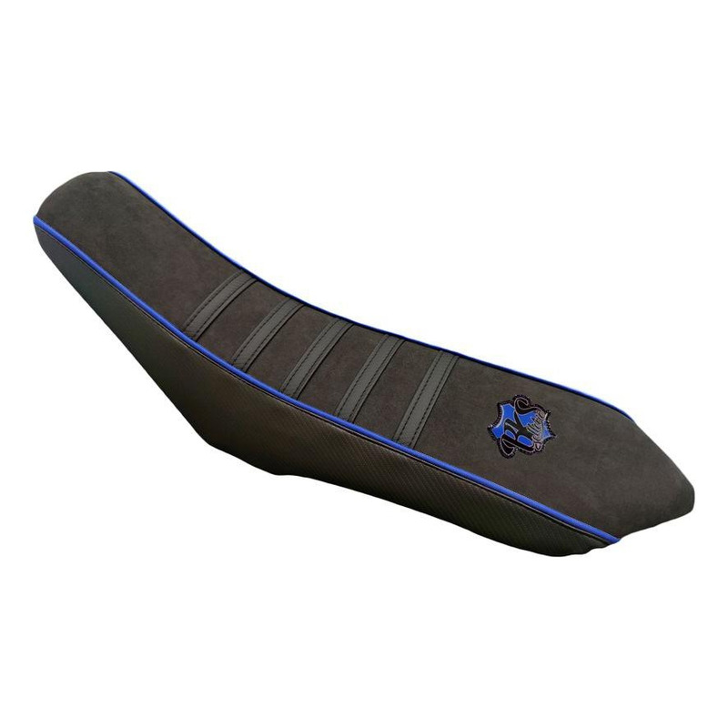 Housse de selle BKS Alcantara noir/bleu Husqvarna 2002-13
