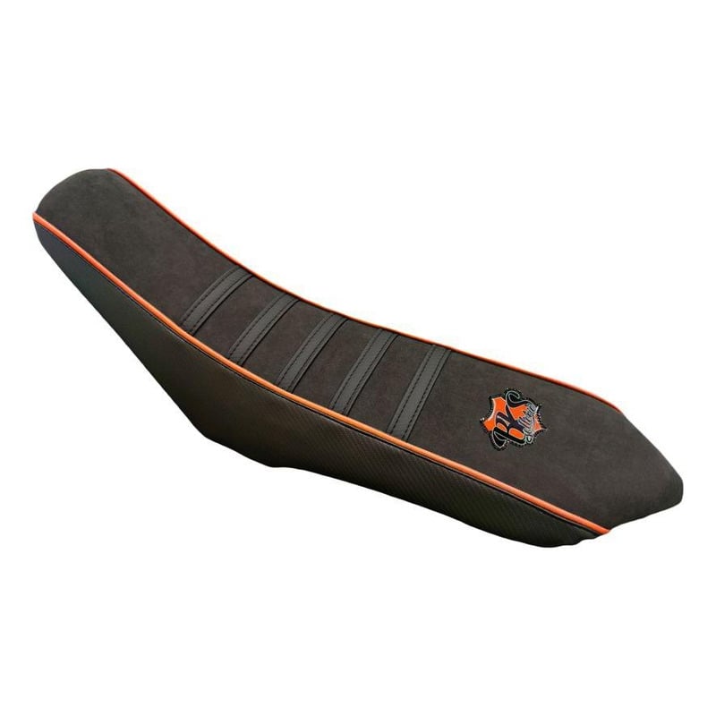 Housse de selle BKS Alcantara noir/orange CPI 2005-15