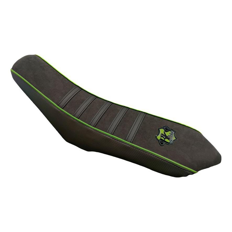 Housse de selle BKS Alcantara noir/vert Husqvarna 2002-13