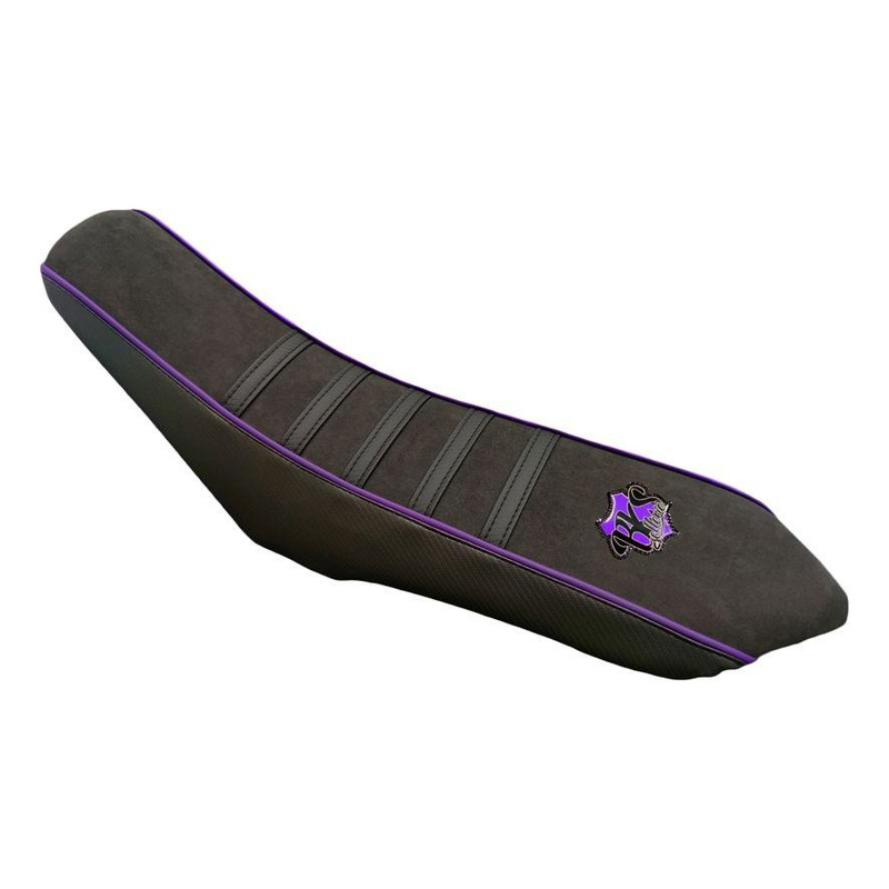 Housse de selle BKS Alcantara noir/violet Husqvarna 2002-13