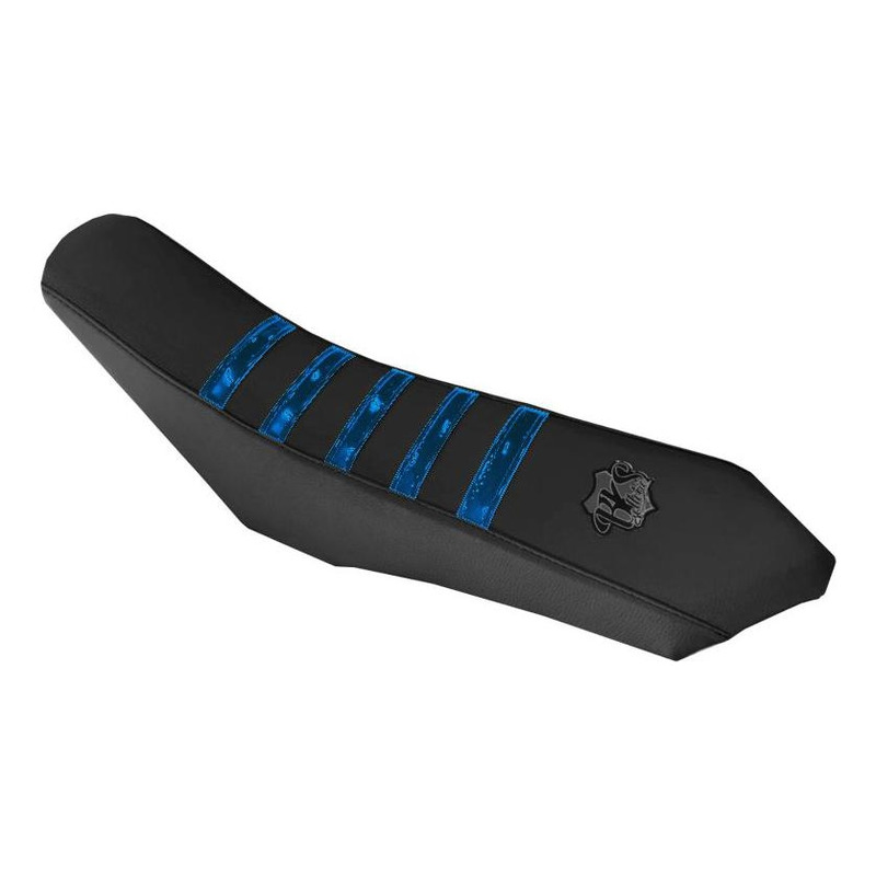 Housse de selle BKS Evo Black Chrome noir/bleu Sherco 2013-