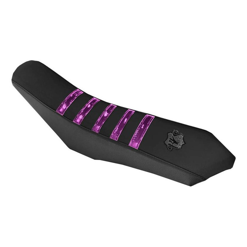 Housse de selle BKS Evo Black Chrome noir/rose Sherco 2013-