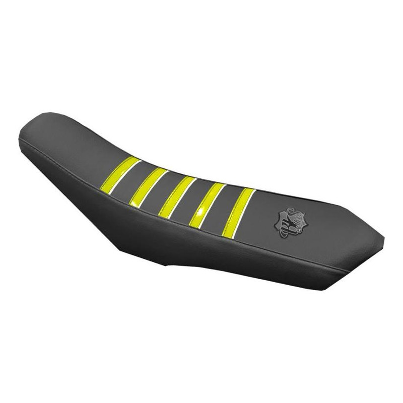 Housse de selle BKS Evo Black V2 noir/jaune fluo Sherco 2006-12