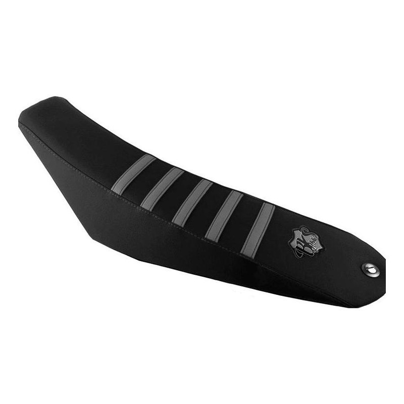 Housse de selle BKS Evo noir/gris pour 50 Peugeot XP6 / XPS 97-10