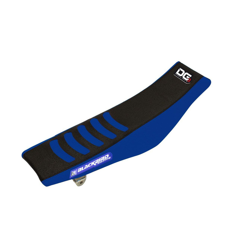 Housse de selle BlackBird - Double Grip 3 - Yamaha YZF 450cc 06-09 - Bleu/Noir