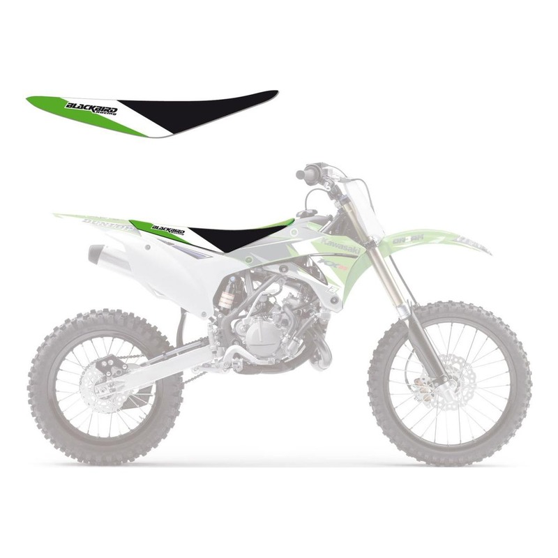 Housse de selle Blackbird Racing Dream 3 Kawasaki 85 KX 14-18 vert/noi