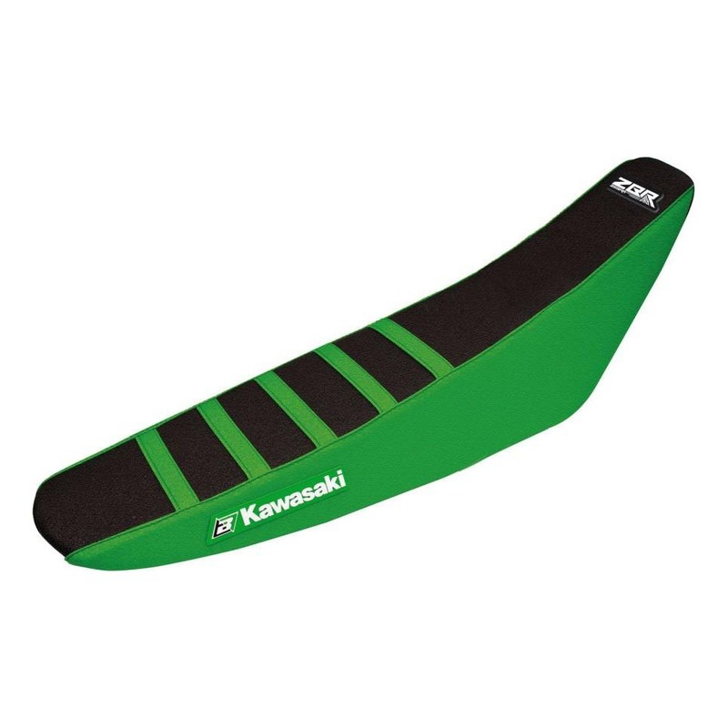 Housse de selle Blackbird Racing Zebra Kawasaki 450 KX 19-21 noir/vert
